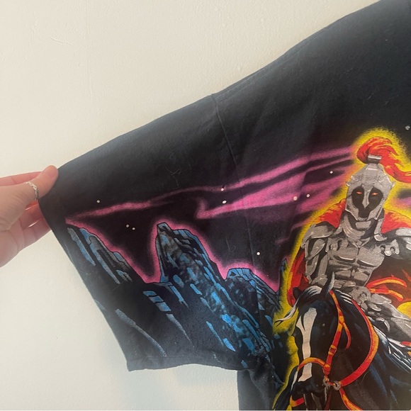 90s NASCAR Jeff Burton double sided print graphic tee L - Picture 7 of 9